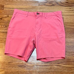 Johnnie-O Jupiter Cotton Performance Shorts. Conch is the color. Size 36.
